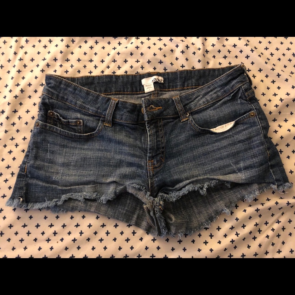 Denim shorts